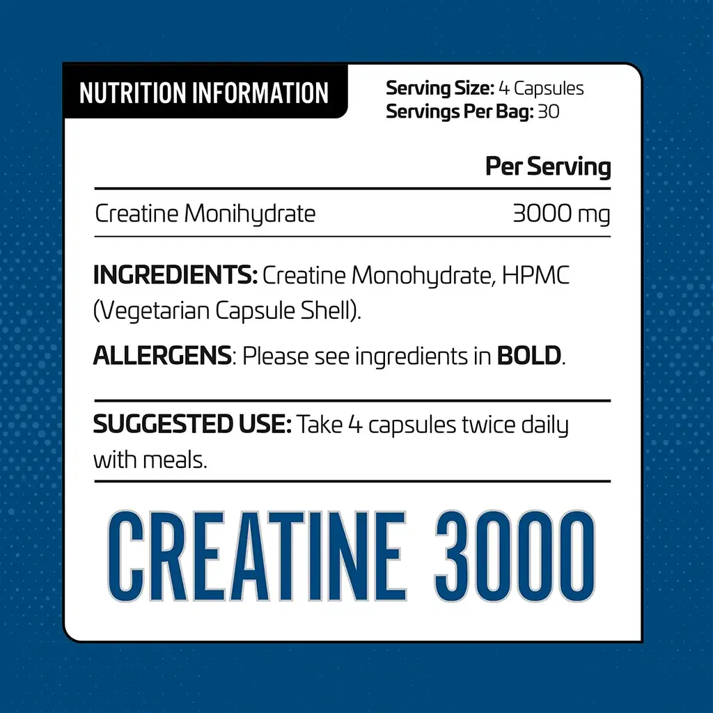 Applied Nutrition Creatine 3000 120 Caps BACK (1)