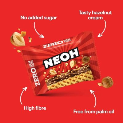 NEOH Hazelnut Crunch Keto Waffles 12x21g – תמונה 3