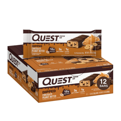 ⁦Quest Nutrition Dipped Protein Bar 12x50g⁩ – תמונה ⁦4⁩