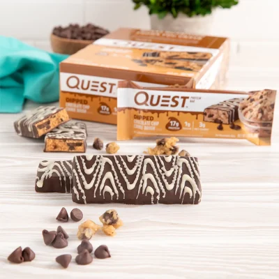 ⁦Quest Nutrition Dipped Protein Bar 12x50g⁩ – תמונה ⁦3⁩