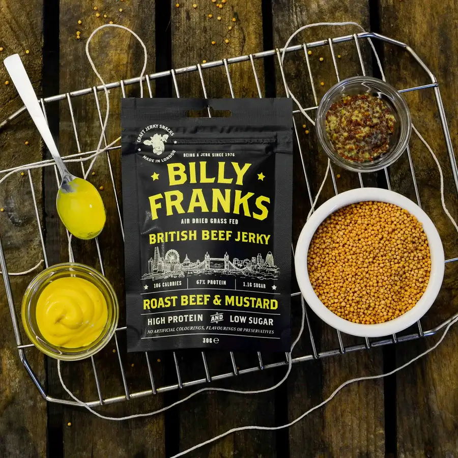 Billy Franks Roast Beef & Mustard Beef Jerky 30g (1) (1)