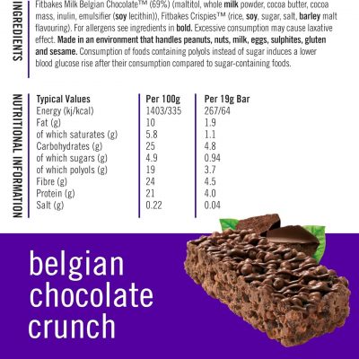 ⁦Fitbakes Low Carb Keto Bars 12x19g⁩ – תמונה ⁦5⁩