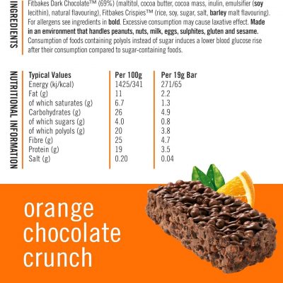 ⁦Fitbakes Low Carb Keto Bars 12x19g⁩ – תמונה ⁦4⁩