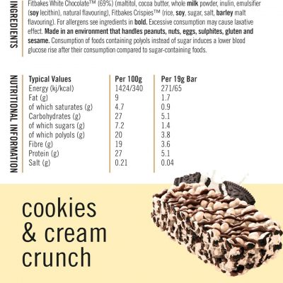 ⁦Fitbakes Low Carb Keto Bars 12x19g⁩ – תמונה ⁦3⁩