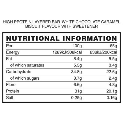 ⁦Naughty Boy ESCO Protein Bar 12x65g⁩ – תמונה ⁦4⁩