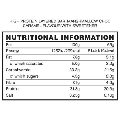 ⁦Naughty Boy ESCO Protein Bar 12x65g⁩ – תמונה ⁦3⁩