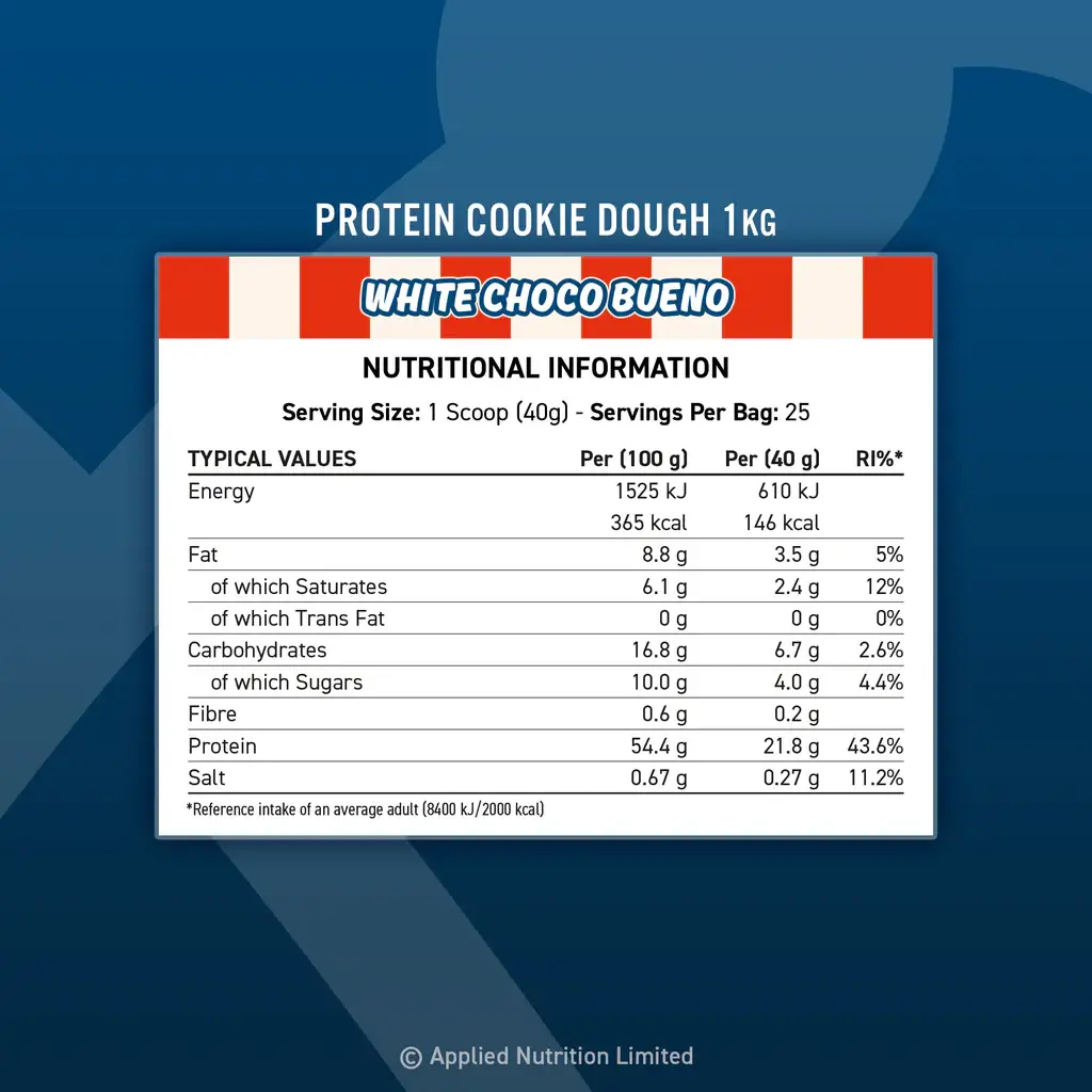 Applied Nutrition Protein Cookie Dough 1kg