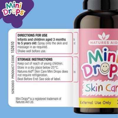 ⁦Natures Aid Mini Drops Vitamin E Skin Care 30ml⁩ – תמונה ⁦3⁩