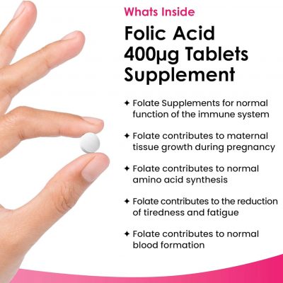 New Leaf Folic Acid 400mcg 120 Tablets – תמונה 7