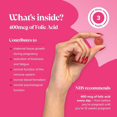 Novomins Folic Acid 400mcg 90 Gummies – תמונה 3