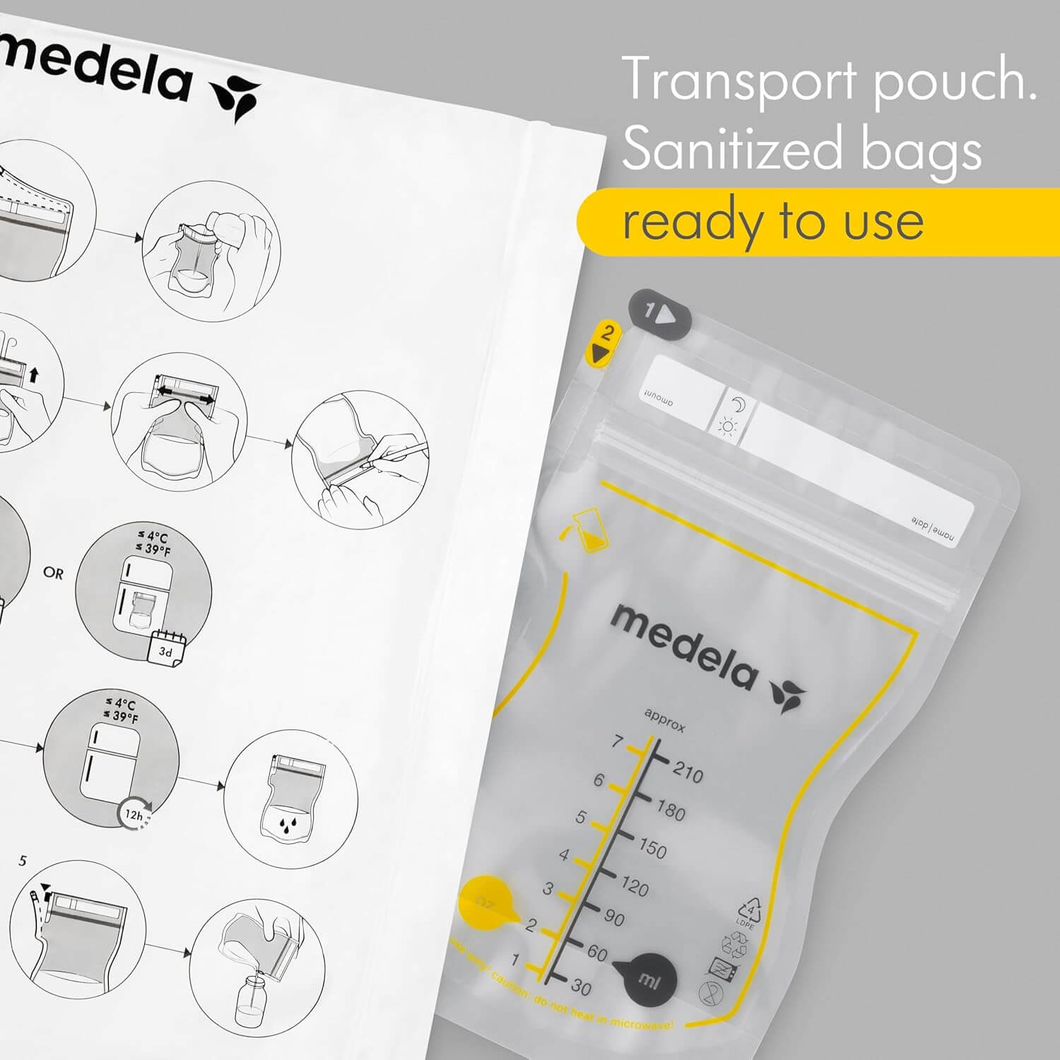 Medela Easy Pour Breastmilk Storage Bags 50pcs (3) (1)