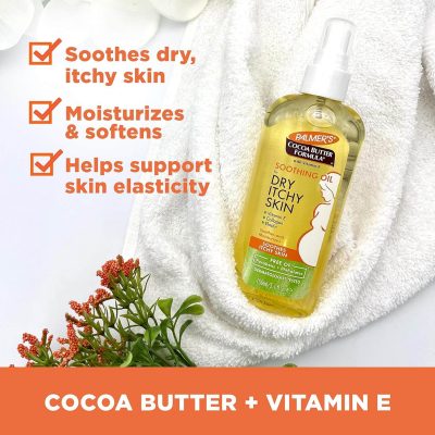 ⁦Palmer's Cocoa Butter Formula Soothing Oil for Dry, Itchy, Skin 150ml⁩ – תמונה ⁦3⁩