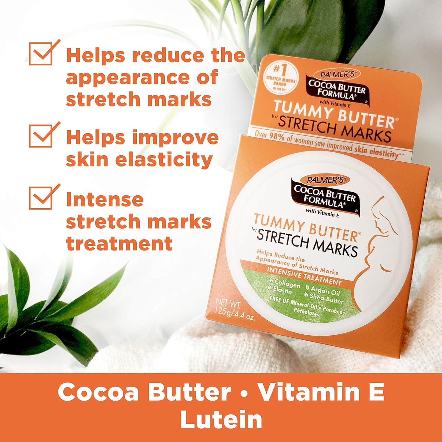 Palmers Cocoa Butter Formula Tummy Butter For Stretch Marks 125g (5) (1)