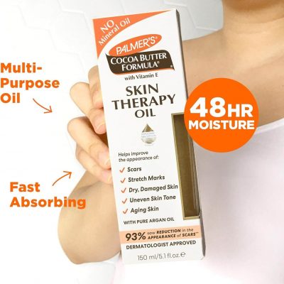 ⁦Palmers Cocoa Butter Skin Therapy Oil with Vitamin E 150ml⁩ – תמונה ⁦3⁩