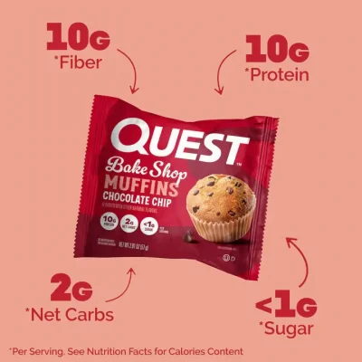 ⁦Quest Nutrition Bake Shop Muffin 8x57g⁩ – תמונה ⁦5⁩