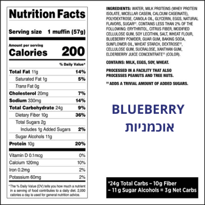 ⁦Quest Nutrition Bake Shop Muffin 8x57g⁩ – תמונה ⁦7⁩