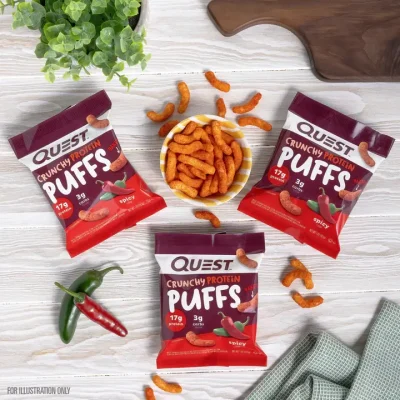 ⁦Quest Nutrition Puffs Spicy 28.5g⁩ – תמונה ⁦3⁩