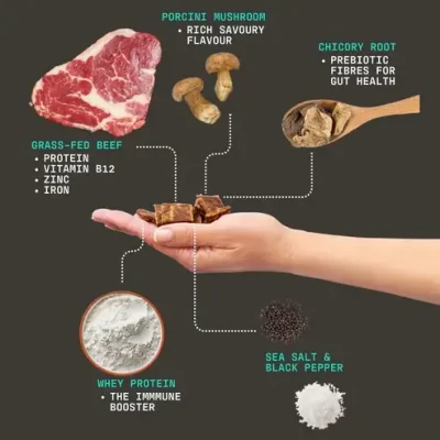 ROAM Food Grass Fed Beef Bites 70g – תמונה 3