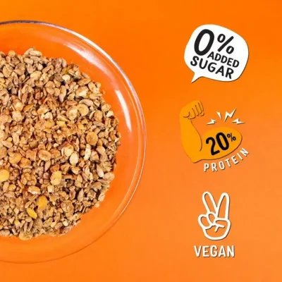 Holies Peanut Butter Protein Granola 350g – תמונה 3