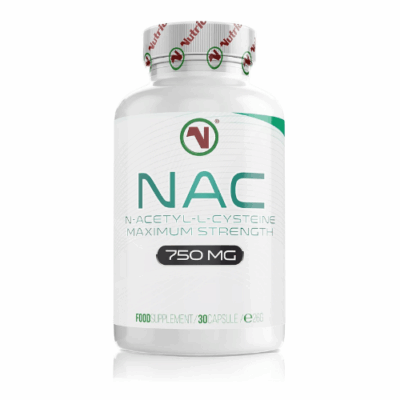NAC Supplement 750mg | Vegan Capsules | N-Acetyl Cysteine Amino Acid | High Bioavailability | Non-Toxic, Stable Form of L-Cysteine (30 Capsules) AMZ