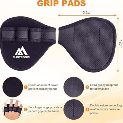 ⁦Grip Pads Gloves for Pull-Ups – Grip Aids⁩ – תמונה ⁦4⁩