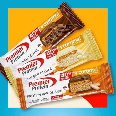 ⁦Premier Protein Deluxe Protein Bar 40% – Multiflavour Box (30×50 g)⁩ – תמונה ⁦3⁩