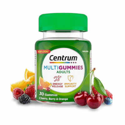 Centrum Multivitamin Gummies for Adults – 30 Chewable Gummies in Mixed Fruit Flavors for Daily Health Support AMZ
