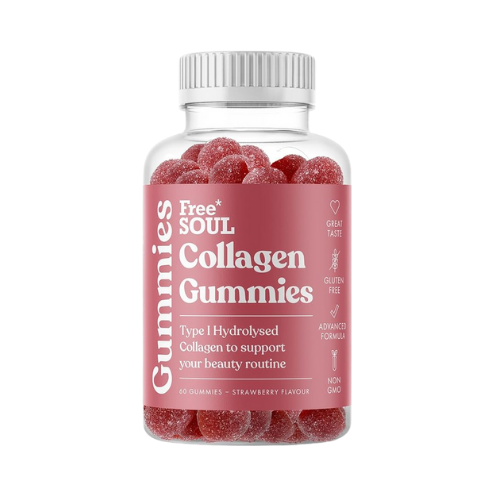 Collagen Gummies by Free Soul High Strength Marine Collagen Supplement