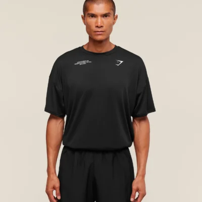 Gymshark Conditioning Club Oversized T-Shirt Black