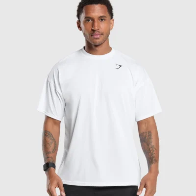 Gymshark Arrival Oversized T-Shirt White