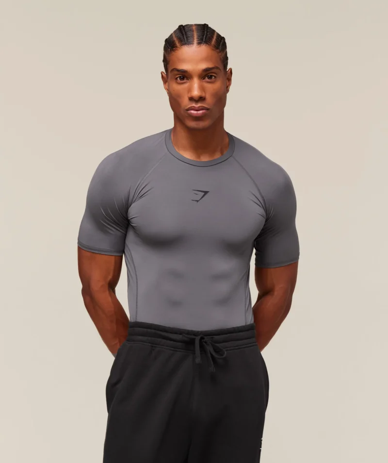 Gymshark Element Baselayer T-Shirt compression fit grey