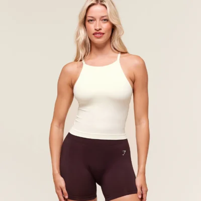 Gymshark Everyday Seamless Tank With Shelf Soft White