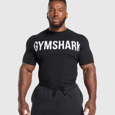 Gymshark Prime T-Shirt muscle fit Black