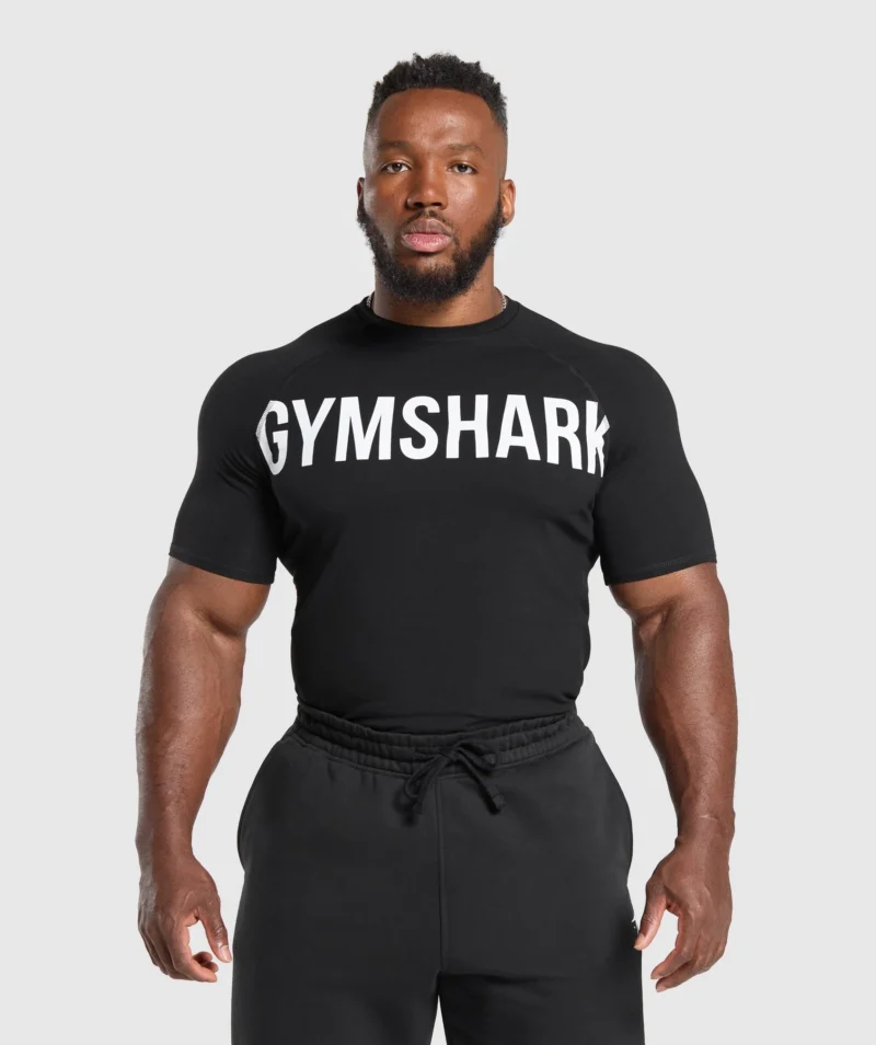 Gymshark Prime T-Shirt muscle fit Black