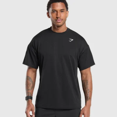 Gymshark Oversized Performance T-Shirt Black