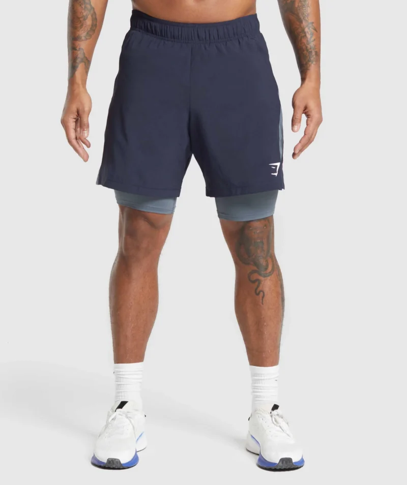 Sport 7 2 in 1 Shorts blue