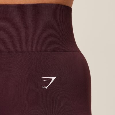 Gymshark Everyday Seamless Shorts 2.0 GS Cherry Purple – תמונה 6