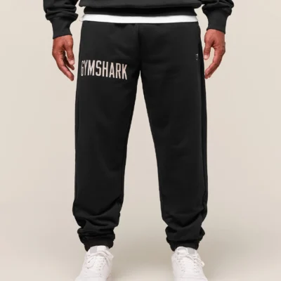Gymshark Worn Graphic Jogger Black
