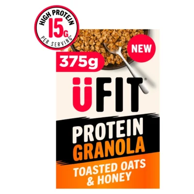 UFIT Protein Granola Toasted Oats & Honey Cereal 375g