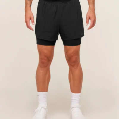 Gymshark Running 4" 2in1 Shorts Black