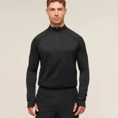 Gymshark Running 1/4 Zip Black