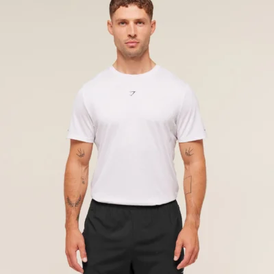 Gymshark Running T-Shirt White