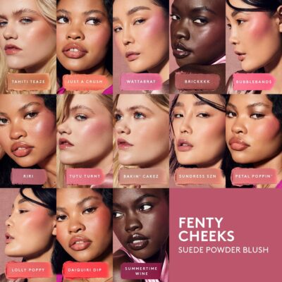 ⁦FENTY BEAUTY Cheeks Suede Powder Blush 4g⁩ – תמונה ⁦3⁩