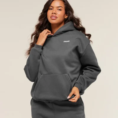 Gymshark Cosy Luxe Hoodie Onyx Grey