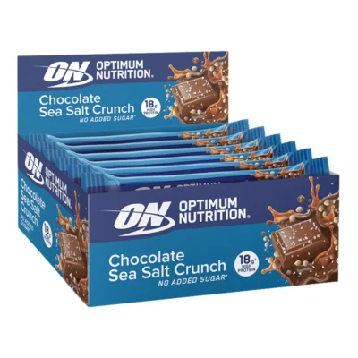 ⁦Optimum Nutrition Crunch Bar 12x55g⁩ – תמונה ⁦3⁩