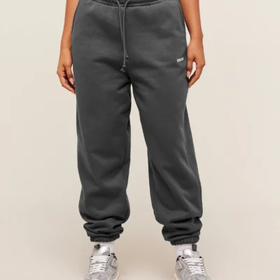 Gymshark Cosy Luxe Cuffed Joggers Onyx Grey