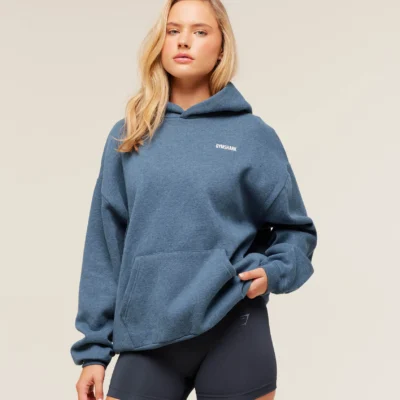 Gymshark Cosy Luxe Hoodie Bros Compound Blue Marl