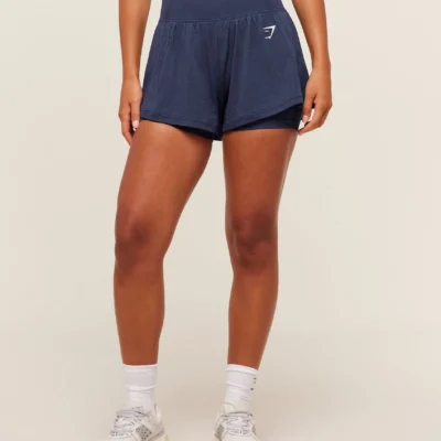 Gymshark Vital 2-in-1 Shorts Heavy Blue/Marl