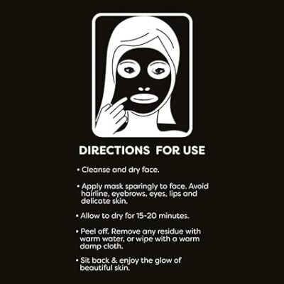 PORE - Blackhead peel off face mask with Activated Bamboo Charcoal 80ml Tube AMZ – תמונה 3