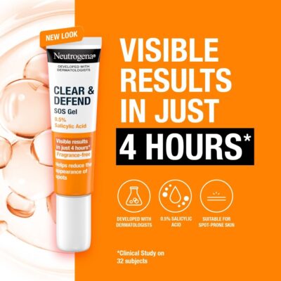 ⁦Neutrogena Clear and Defend SOS Gel (15ml) AMZ⁩ – תמונה ⁦4⁩
